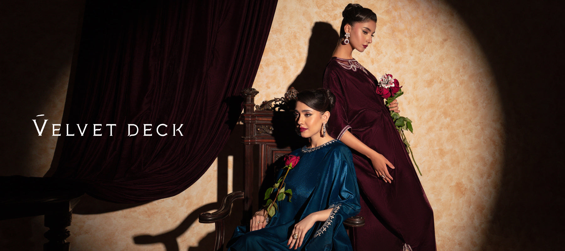 Fozia Khalid | Velvet Deck | Garnet main image 1